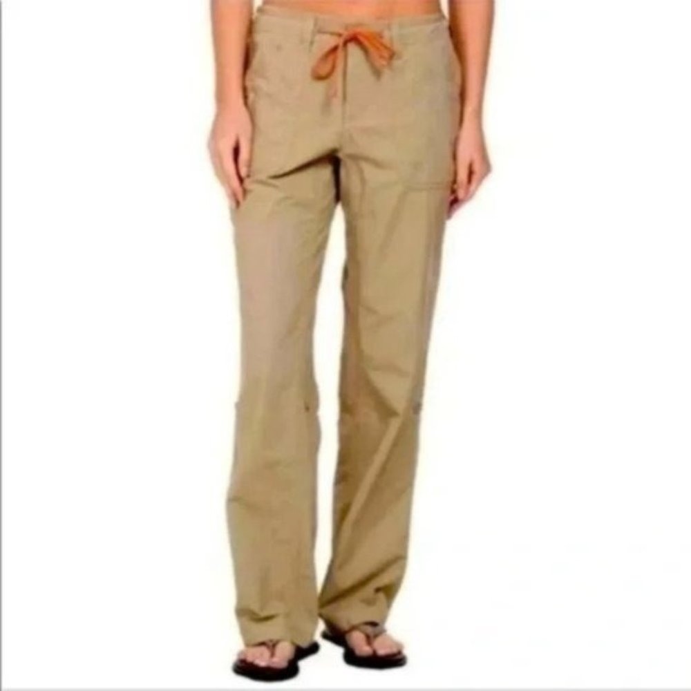The North Face Pants Womens 6 Short Tan Brown Horizon Roll Up Outdoor Hiking